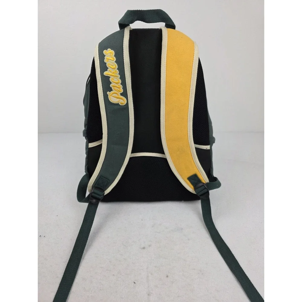 Green Bay Packers Historical Retro Embroidered Logos Super Bowl Patch Backpack‎